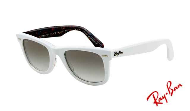all white ray bans