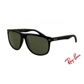 ray ban rb4147 sunglasses black frame deep green polarized lens